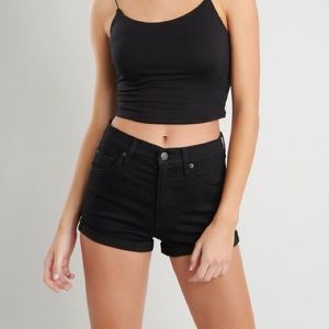 Garage High Rise Denim Shorts